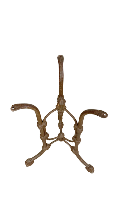 French Marble & Cast Iron Bistro Table