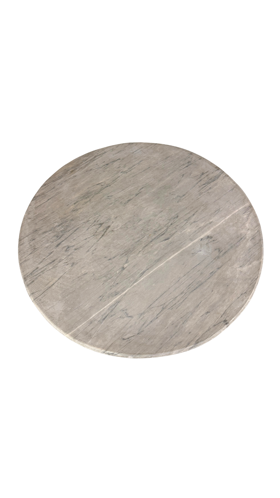 French Marble & Cast Iron Bistro Table
