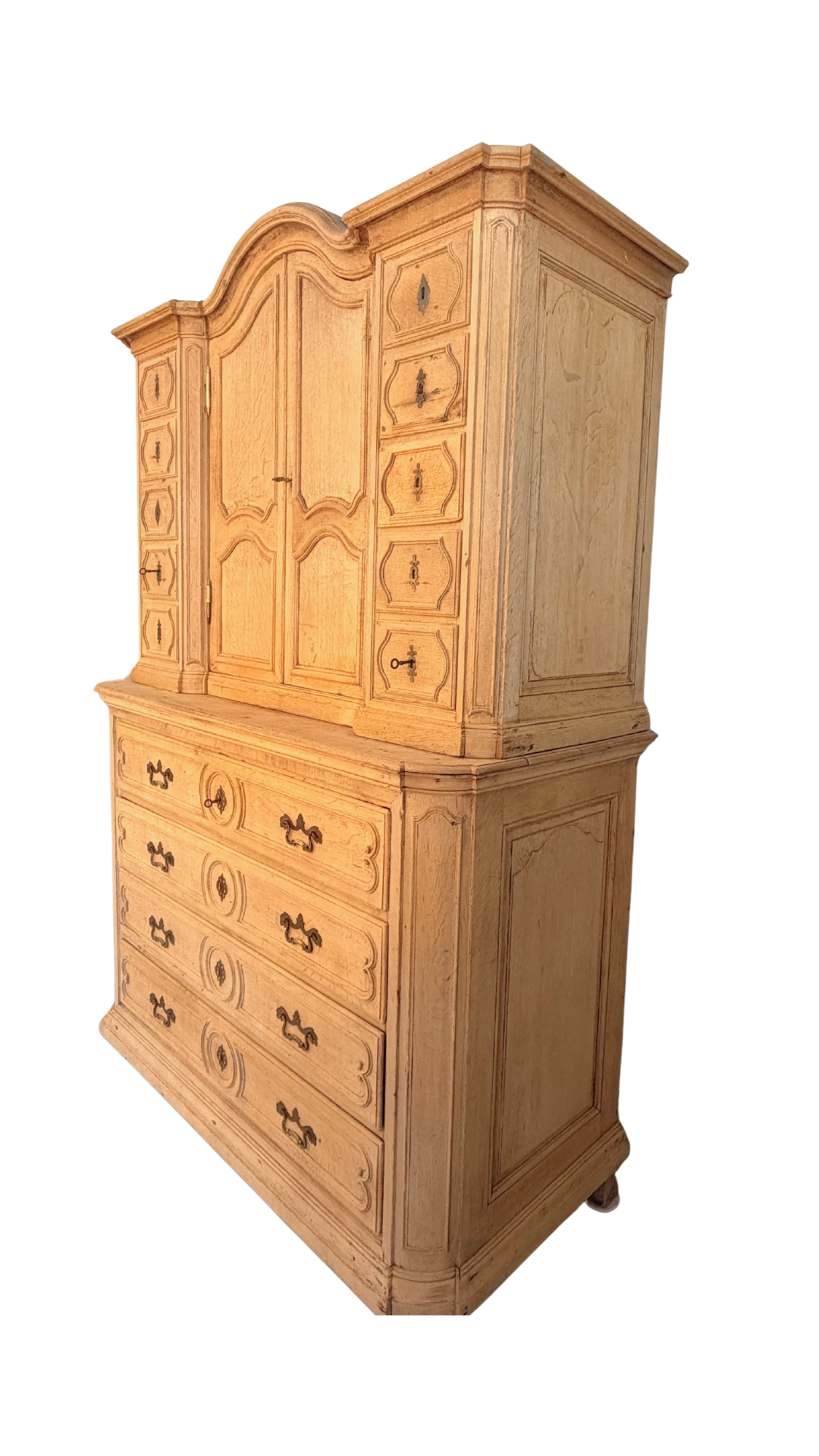 French Oak Buffet à Deux Corps
