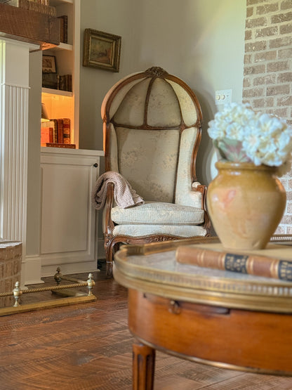 19th-Century French Canopy Porter’s Chair