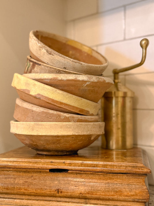 French Terracotta Confit Bowl No.01