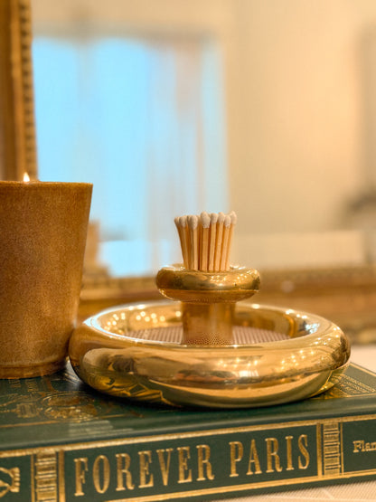 Vintage Brass Match Strike