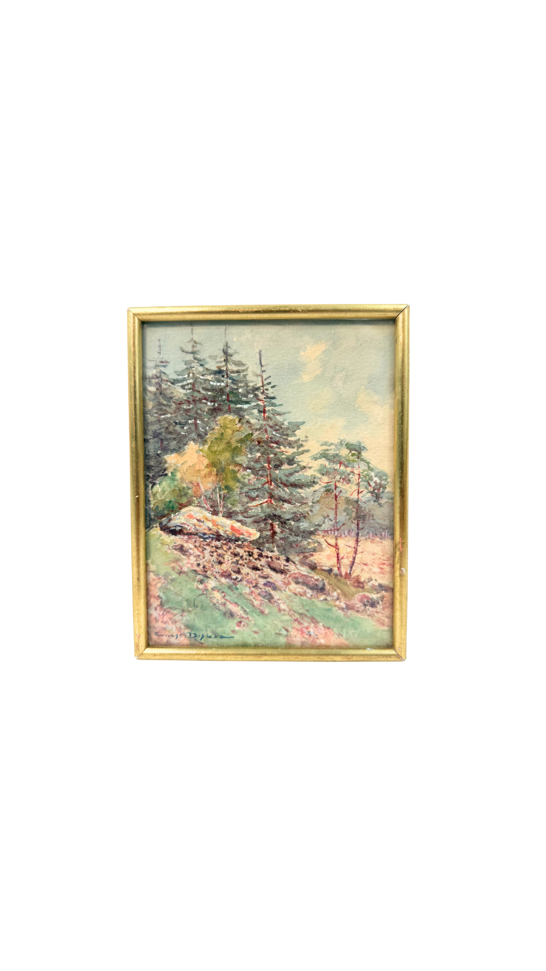 Ernest Dyblen Miniature Forest Landscape