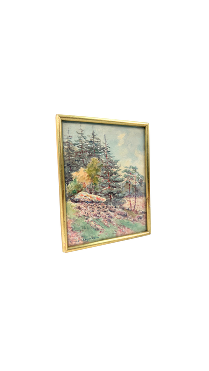 Ernest Dyblen Miniature Forest Landscape