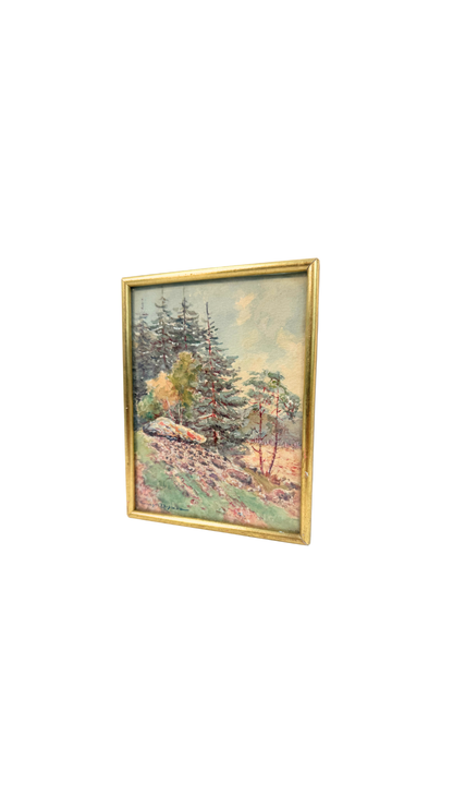 Ernest Dyblen Miniature Forest Landscape