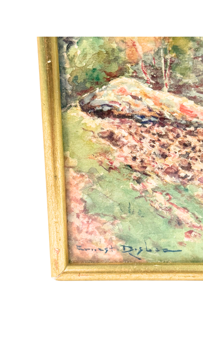 Ernest Dyblen Miniature Forest Landscape