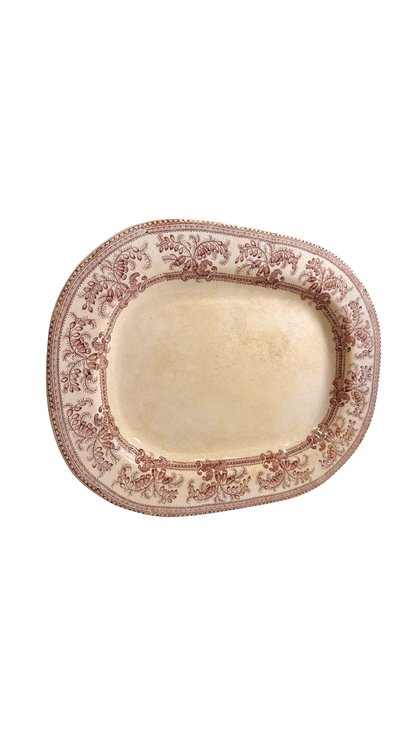 Antique Ironstone Transferware Platter