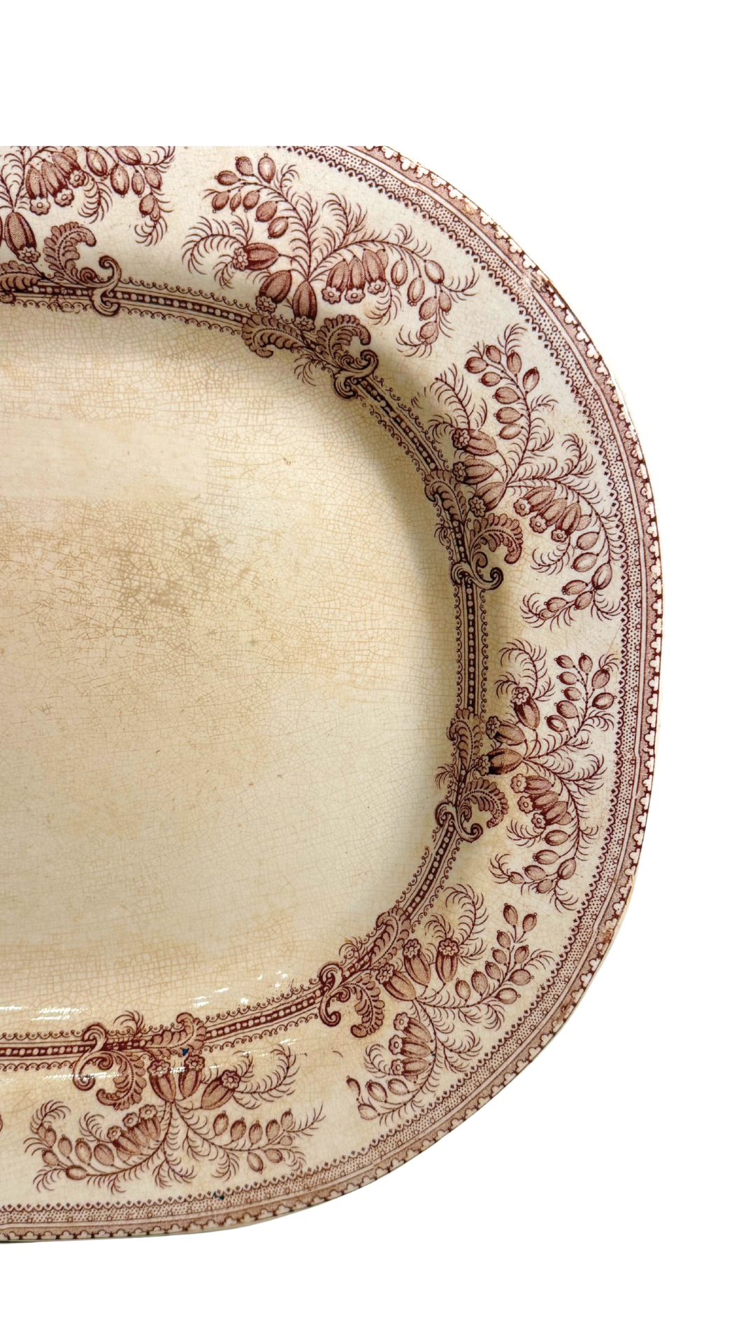Antique Ironstone Transferware Platter