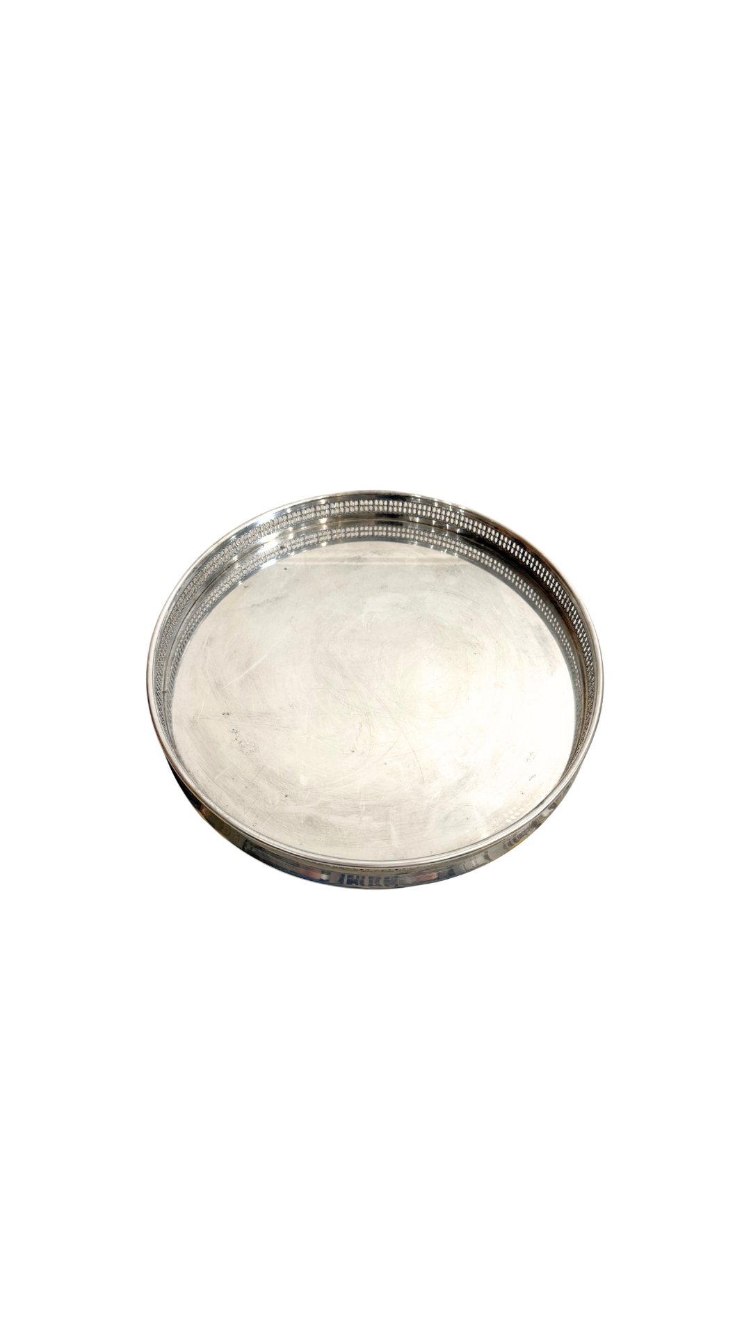 Vintage Italian Silverplate Swivel Tray