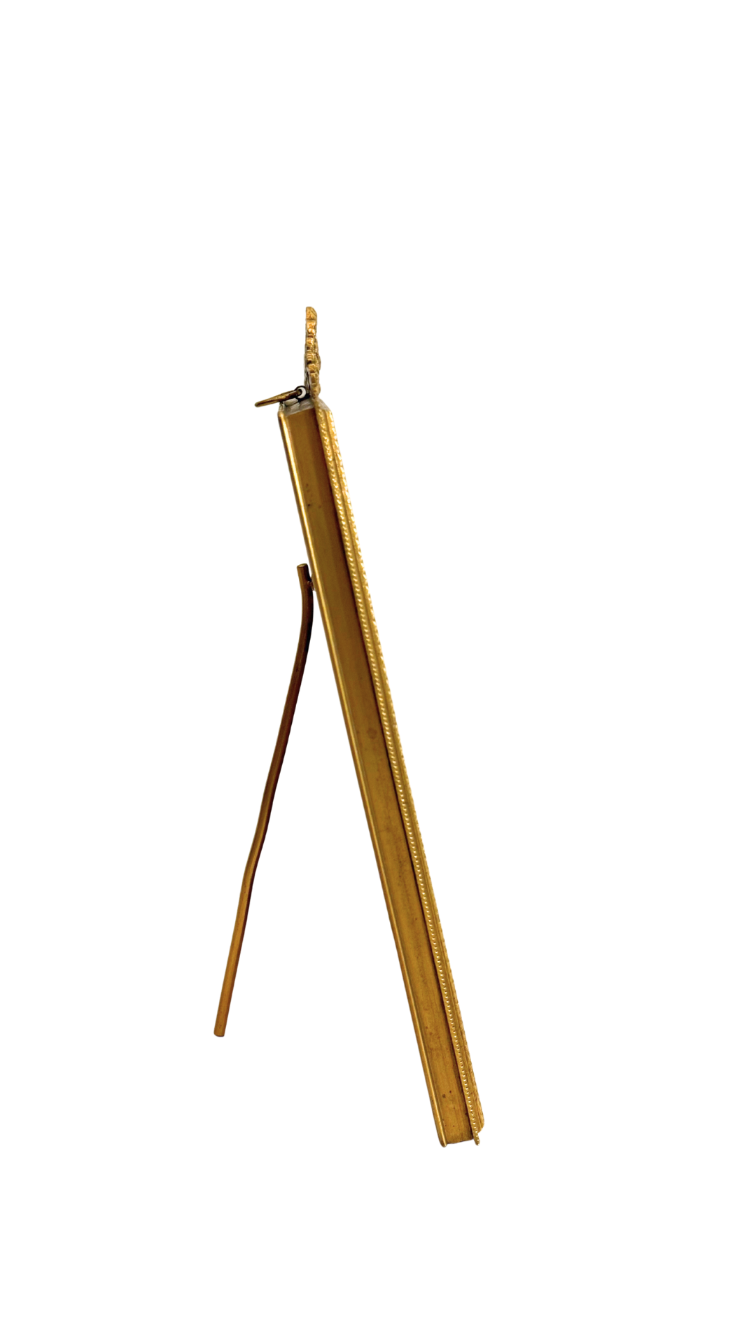 Large French Gilt Ribbon & Floral Frame