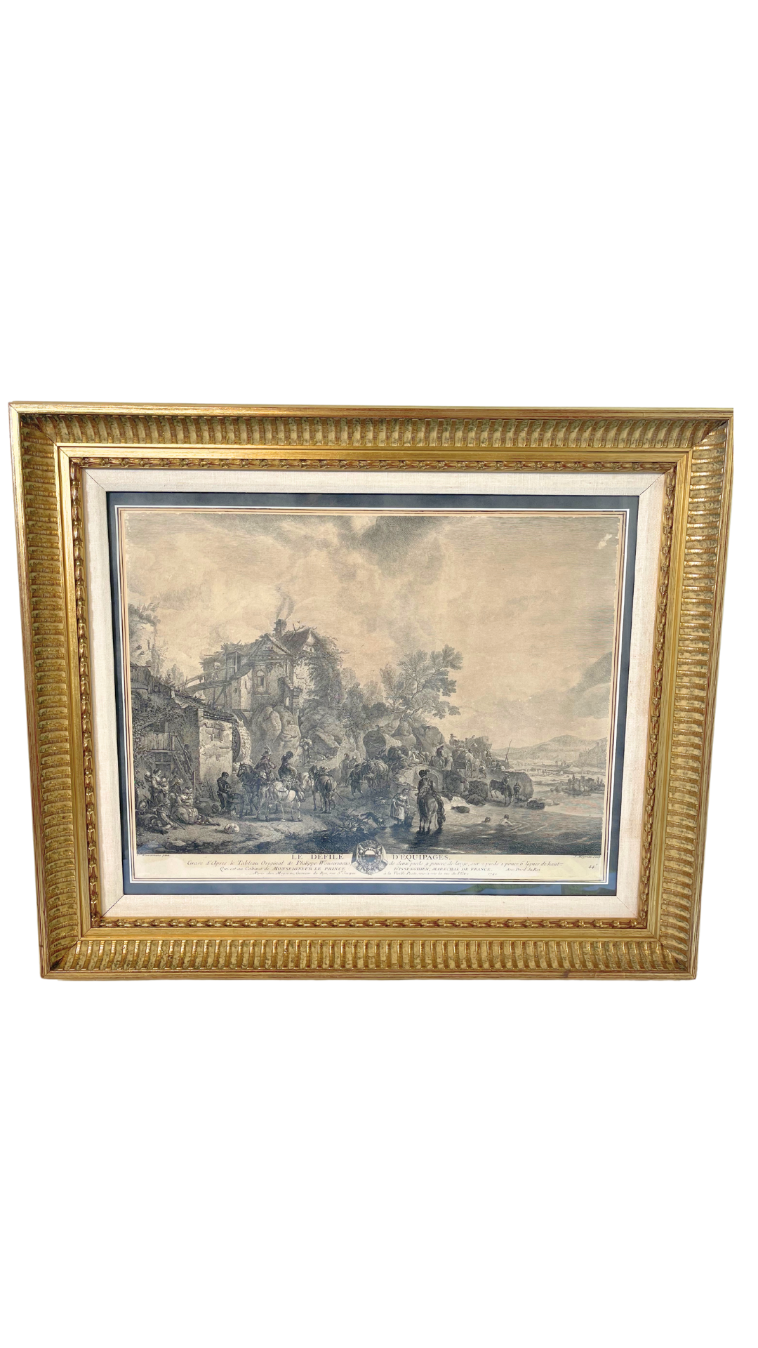 French Framed Engraving