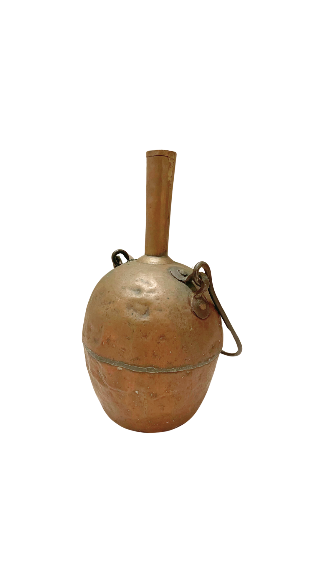 Antique Copper Wine Bottle