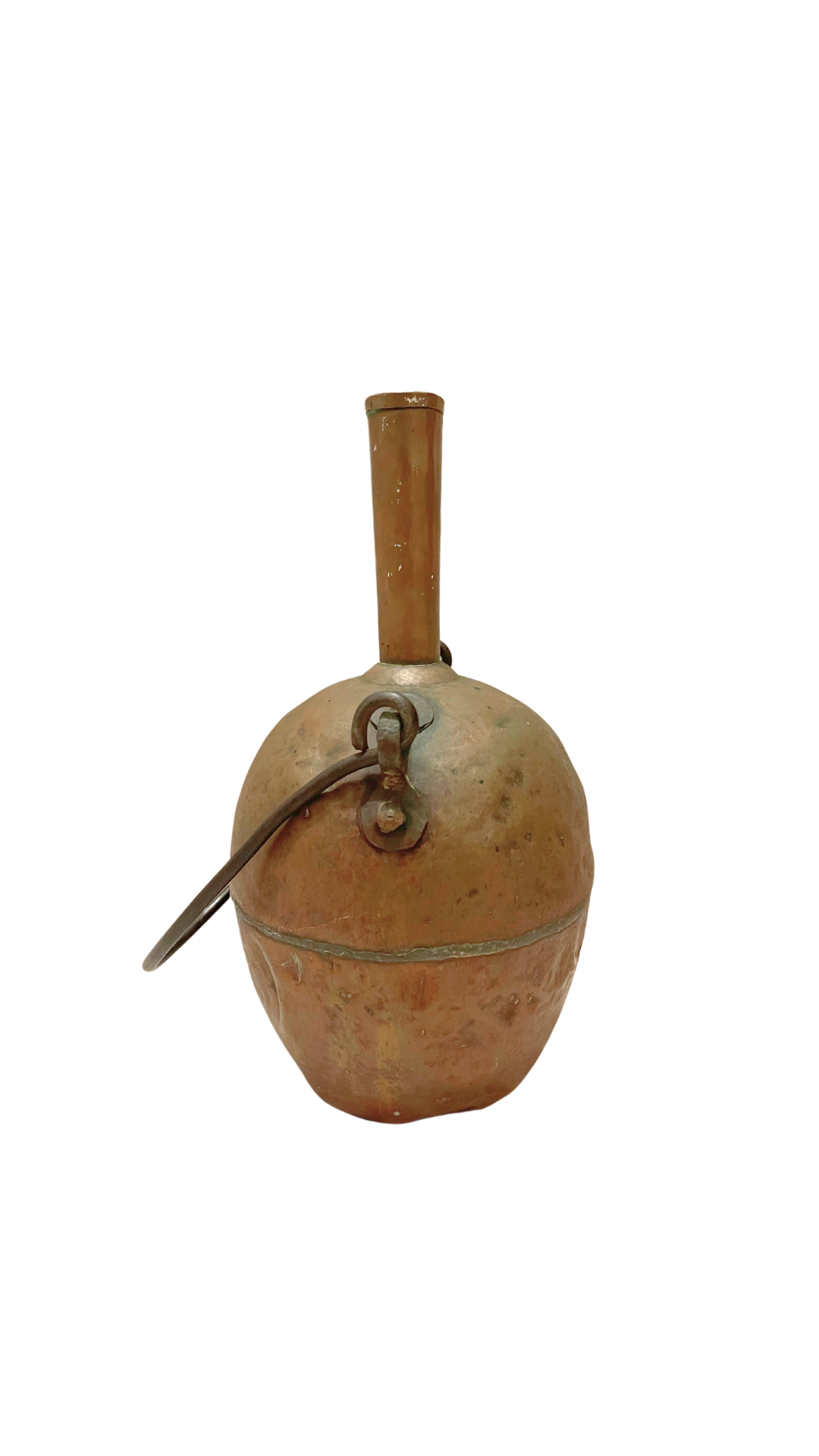 Antique Copper Wine Bottle