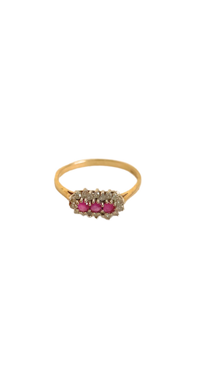 La Rose - 10k Gold and Ruby Ring