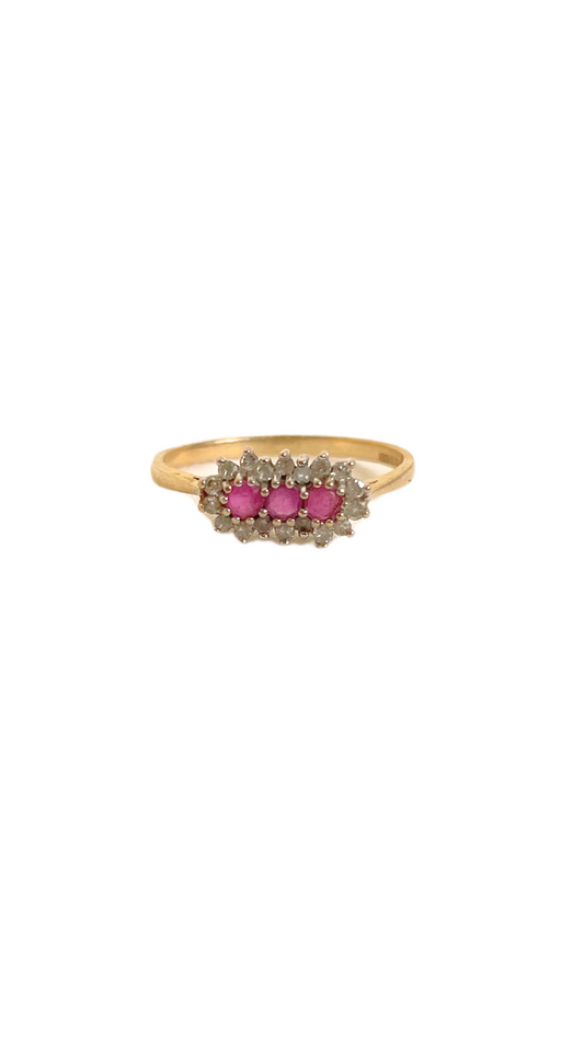 La Rose - 10k Gold and Ruby Ring