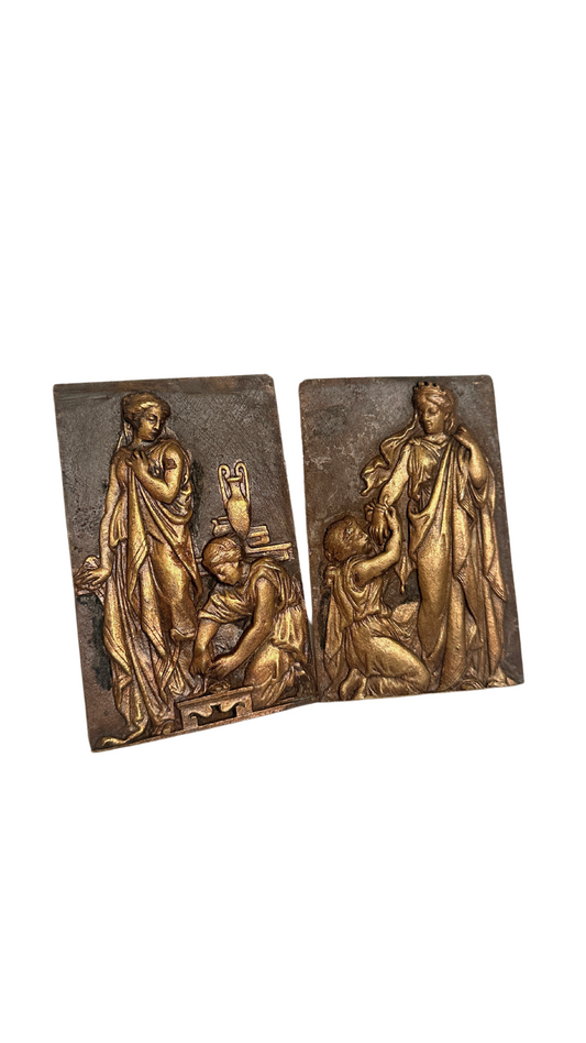 Bronze Grecian Plaques