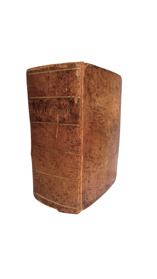 Leather La Sainte Bible circa 1821