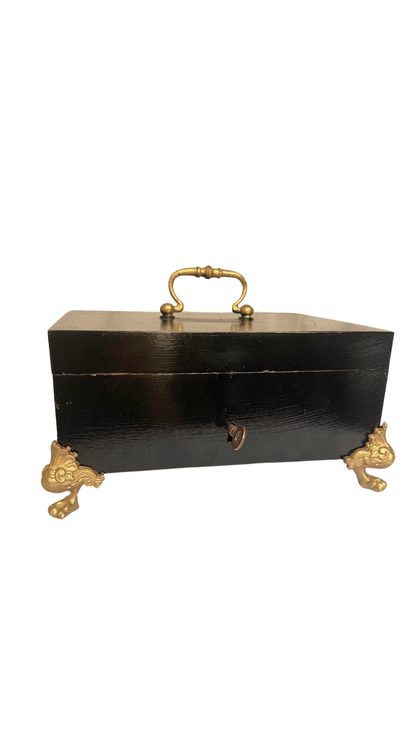 French Iron Jewlery Lockbox