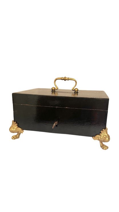 French Iron Jewlery Lockbox