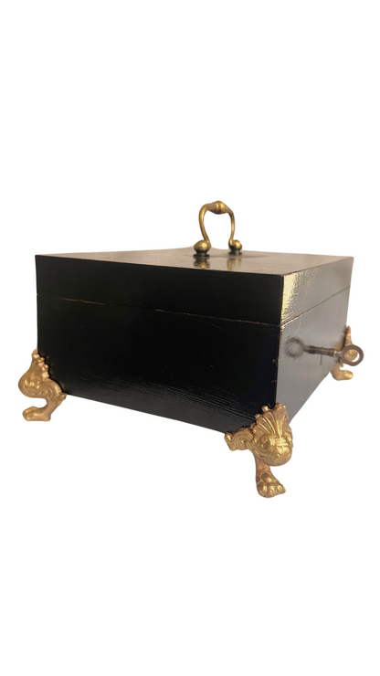 French Iron Jewlery Lockbox