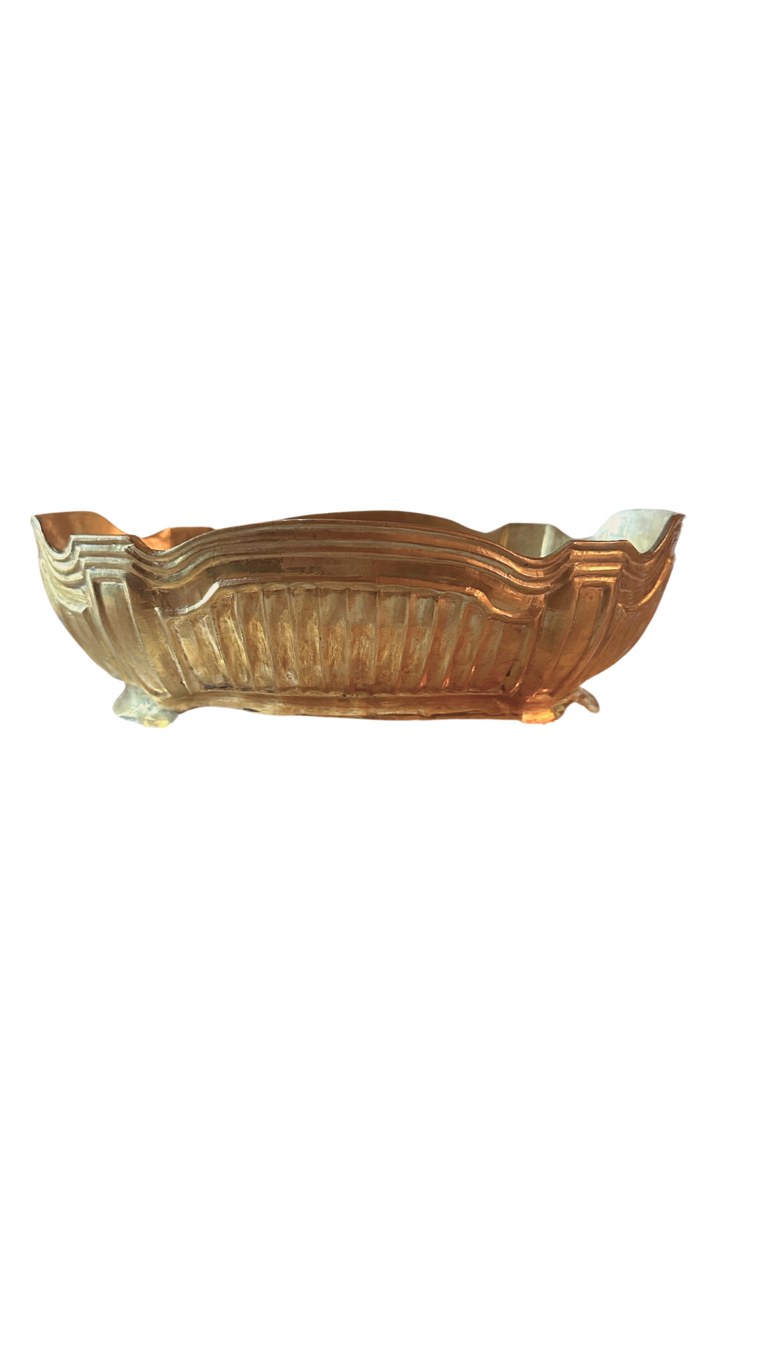 Gilded Bronze Jardiniere Boat