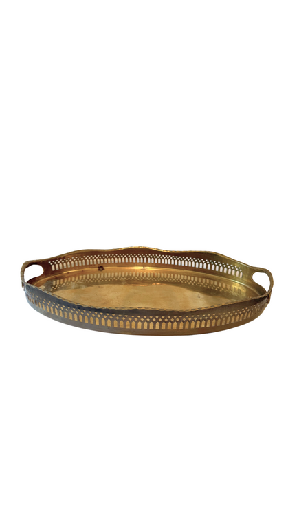 Brass Gallery Edge Tray