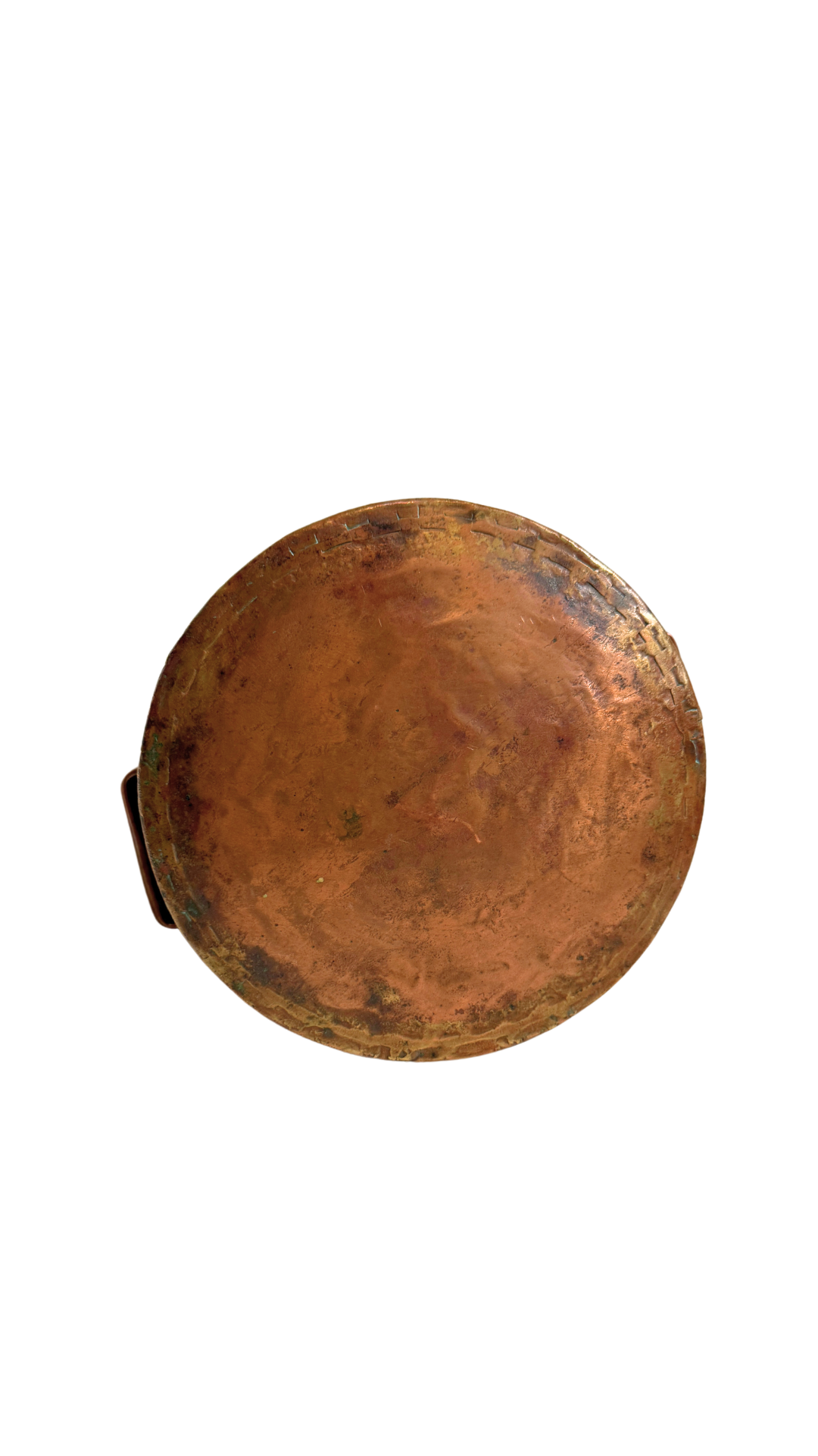 Primitive Copper Lidded Vessel