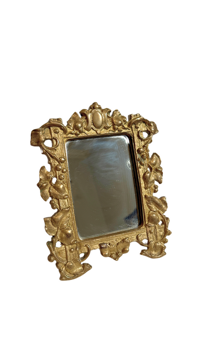 French Bronze Vanity Table Mirror