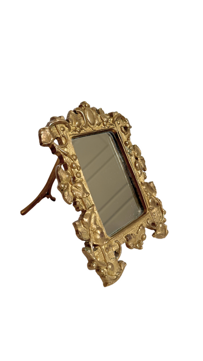 French Bronze Vanity Table Mirror