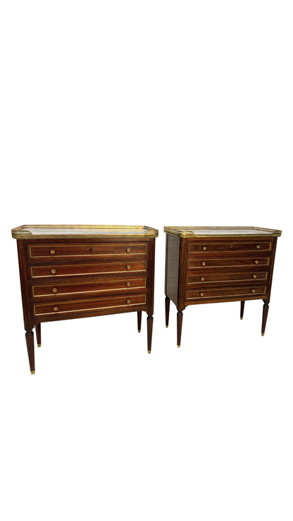 Pair of Louis XVI Commodes