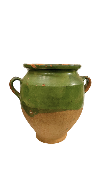 Green Large Confit Pot