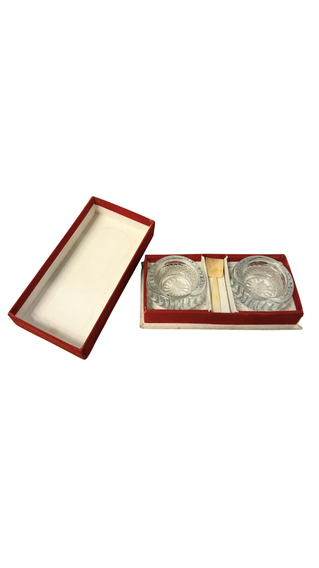 Baccarat Salt Cellar Set