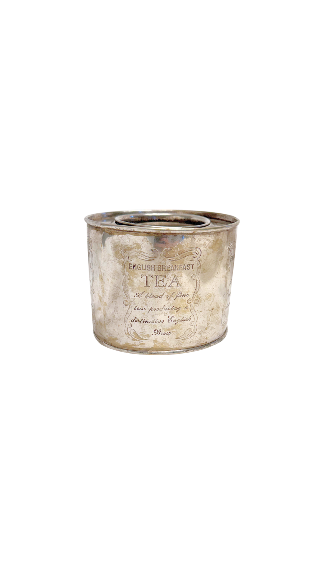 Silver Plated English Breakfast Tea Caddy