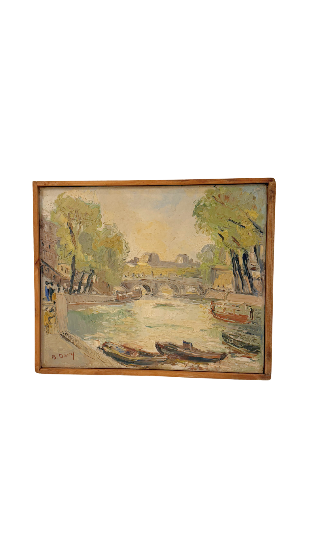 Impressionist 20th Century Painting by B.Davy