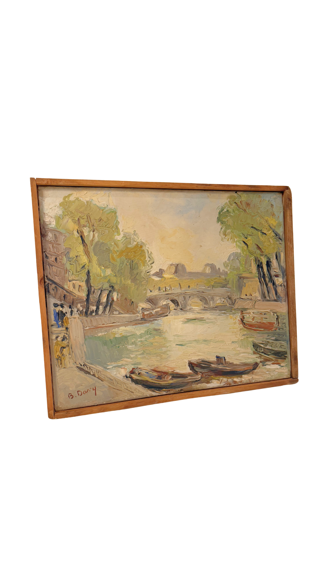 Impressionist 20th Century Painting by B.Davy