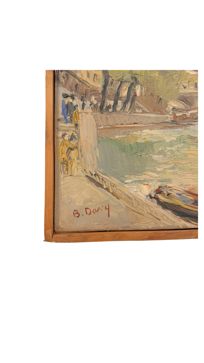 Impressionist 20th Century Painting by B.Davy