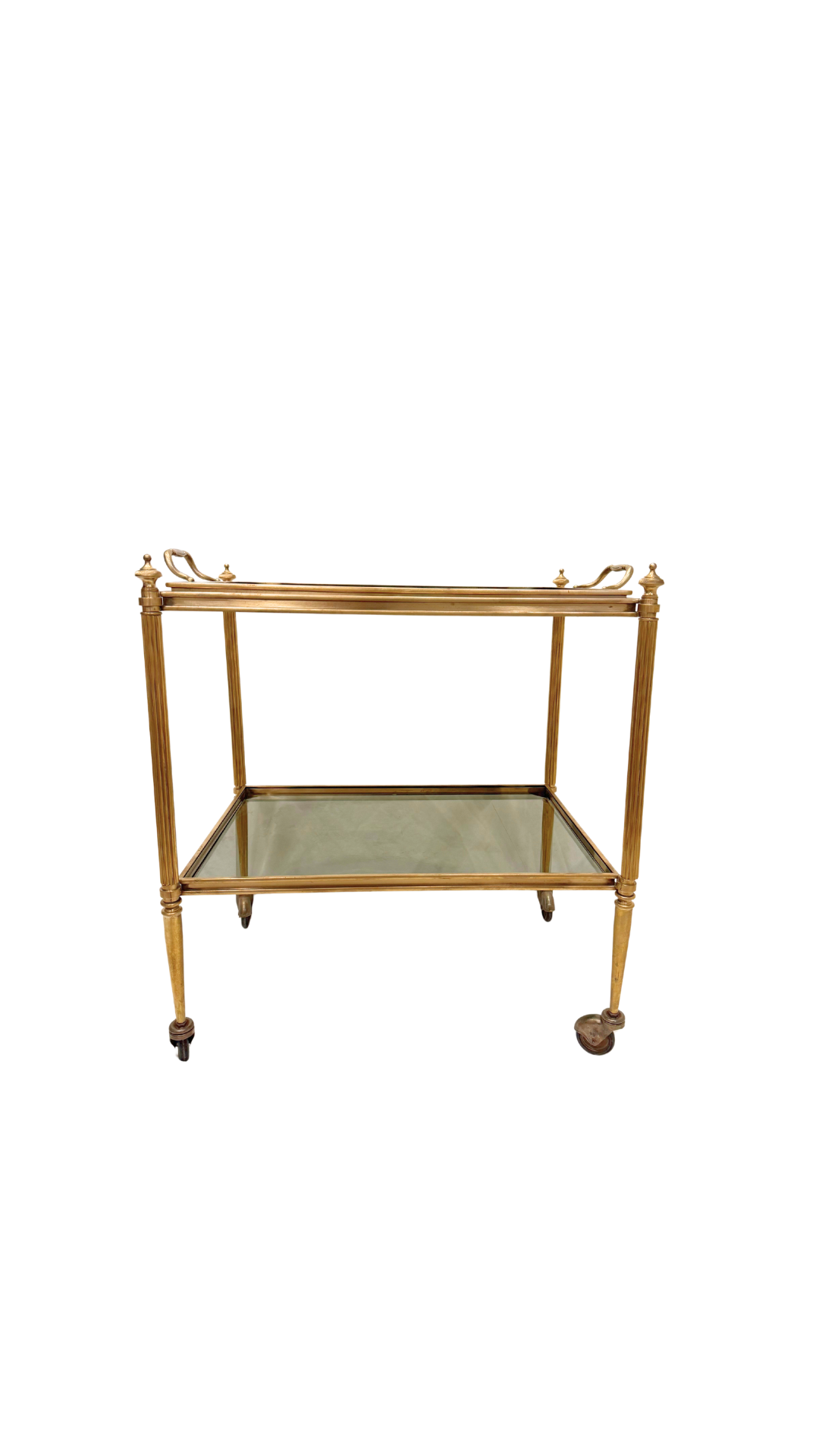 French Brass Drink Trolly