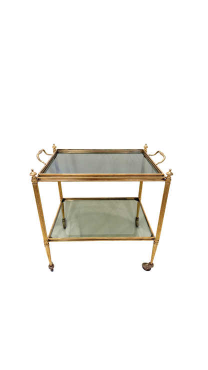 French Brass Drink Trolly