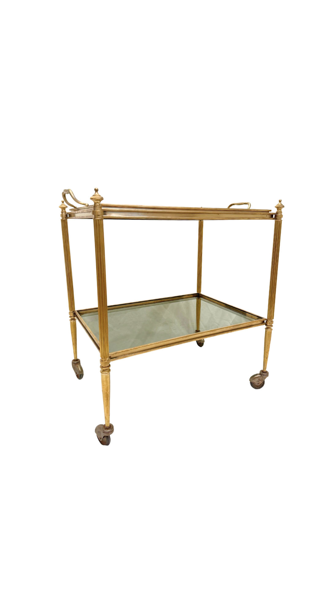 French Brass Drink Trolly