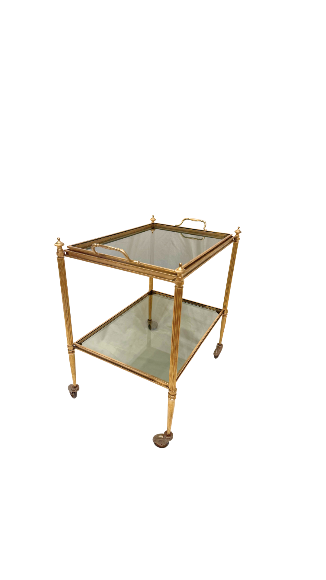 French Brass Drink Trolly