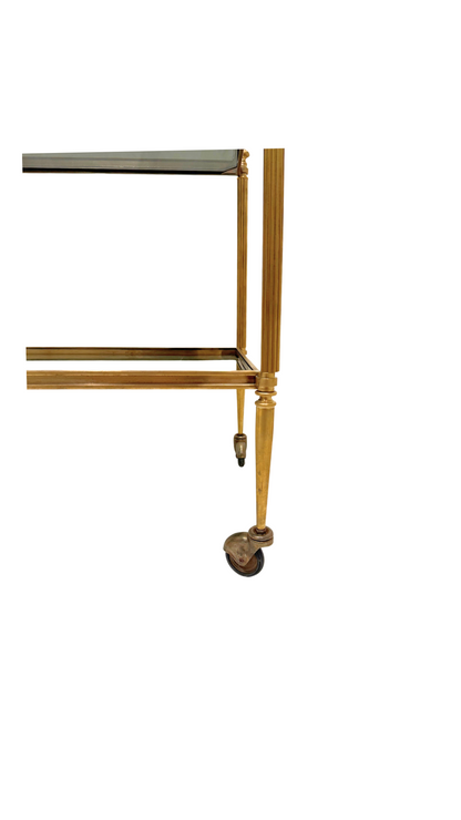 French Brass Drink Trolly