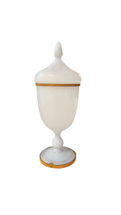 Ormolu Opaline Covered Vessel