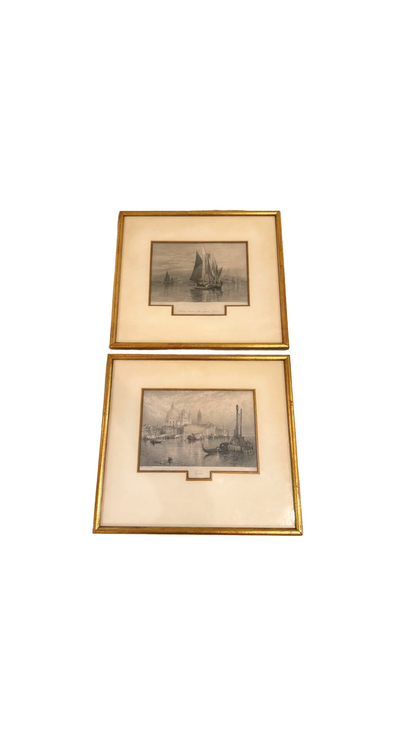 19th Century Venice Engraving Set