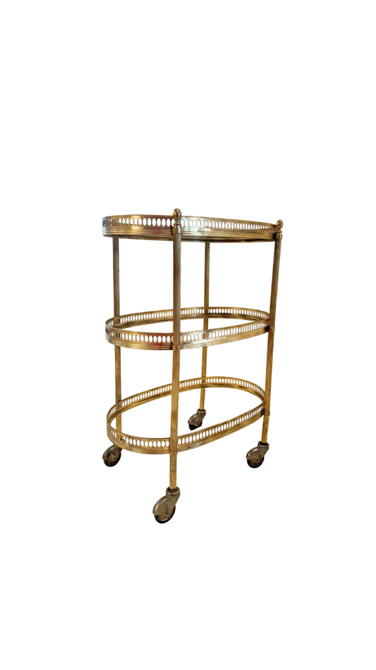 French Brass Trolly