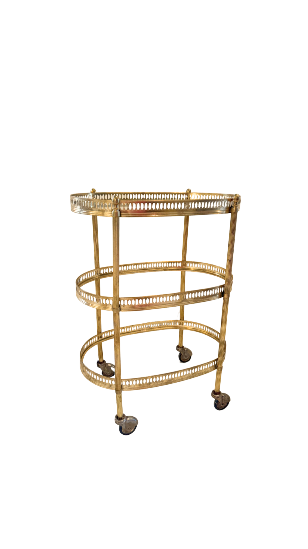 French Brass Trolly