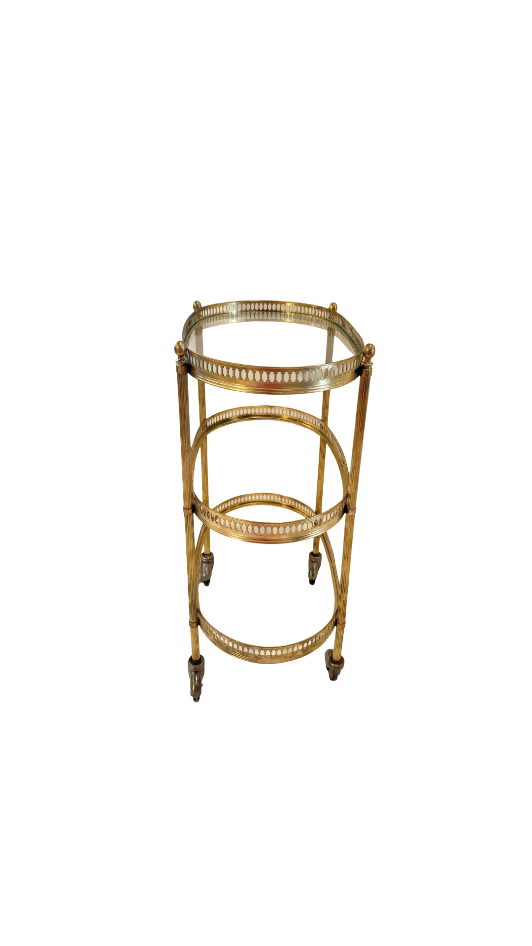 French Brass Trolly