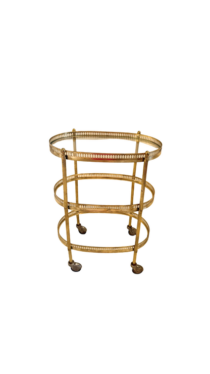 French Brass Trolly