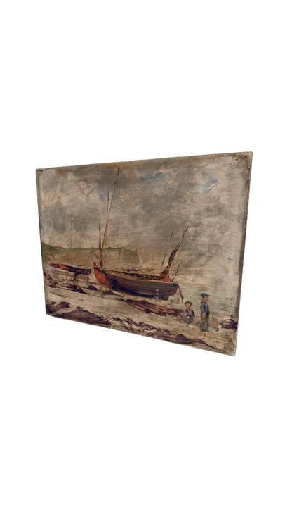 19th C Seaside Painting