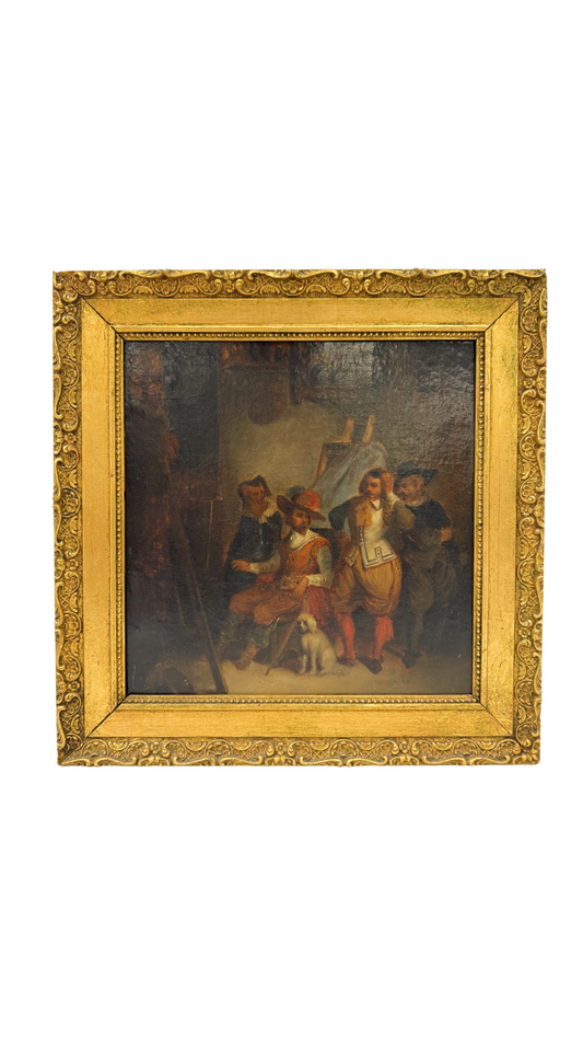 19th Century Adrien de Braekeller "Mousquetaires"