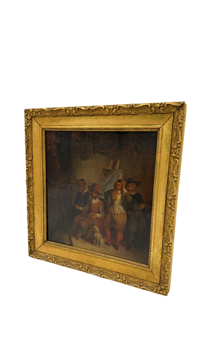 19th Century Adrien de Braekeller "Mousquetaires"